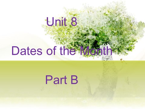 五年级下册英语（闽教版）Unit 8 Datea of the Mouth Part B 课件1第1页