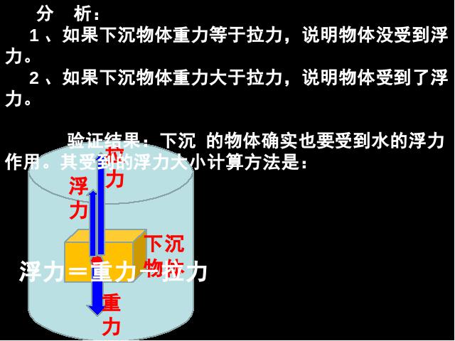 五年级下册科学科学《下沉的物体会受到水的浮力吗》第5页