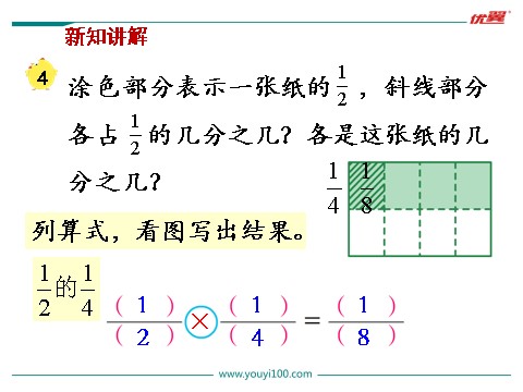 六年级上册数学（苏教版）第5课时 分数与分数相乘第3页