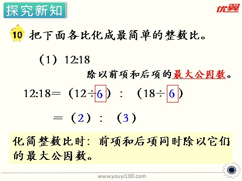 六年级上册数学（苏教版）第9课时 比的基本性质 课件第6页