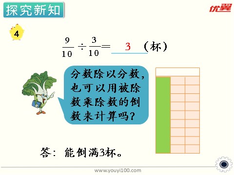 六年级上册数学（苏教版）第3课时 分数除以分数 课件第5页