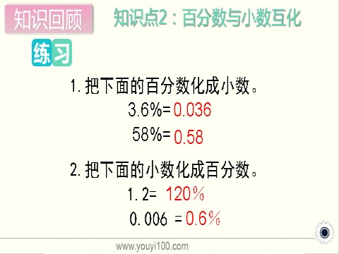 六年级上册数学（苏教版）第17课时 单元综合复习  课件第5页