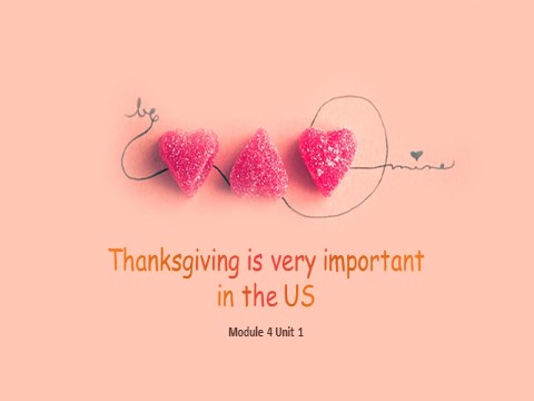 六年级上册英语（外研一起点）Module 4 Unit 1 Thanksgiving is very important in the US 课件2第1页