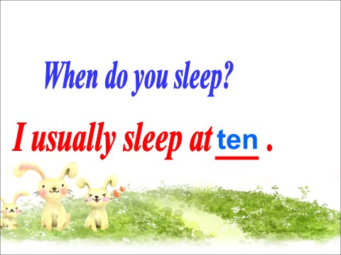 六年级上册英语（外研一起点）Module 7 Unit 2 A child sleeps for ten hours a night 课件第6页