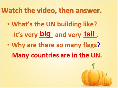 六年级上册英语（外研一起点）Module 9 Unit 1 Do you want to visit the UN building 课件第6页