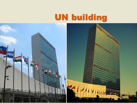 六年级上册英语（外研一起点）Module 9 Unit1 Do you want to visit the UN building课件2第5页