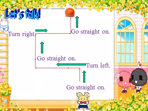 六年级上册英语（外研三起点）Module 10 Unit 2 Go straight on! 课件第8页