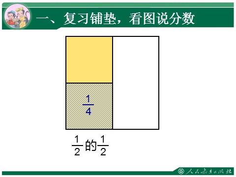 六年级上册数学（人教版）1.2《分数乘法》教学课件（第2课时）第3页