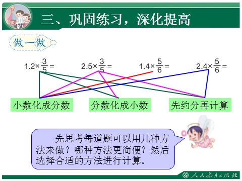 六年级上册数学（人教版）1.3《分数乘法》教学课件（第3课时）第10页