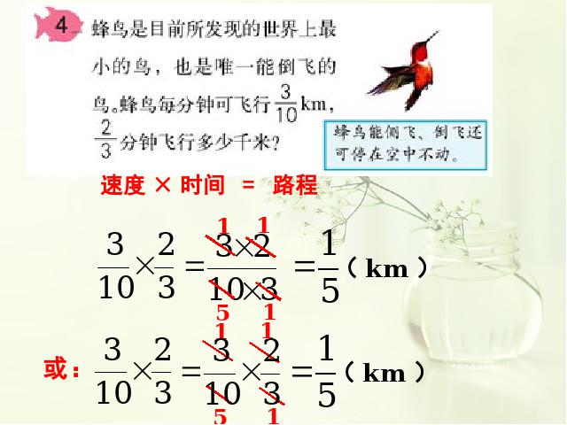 六年级上册数学（人教版）数学分数乘法《分数乘分数》第9页