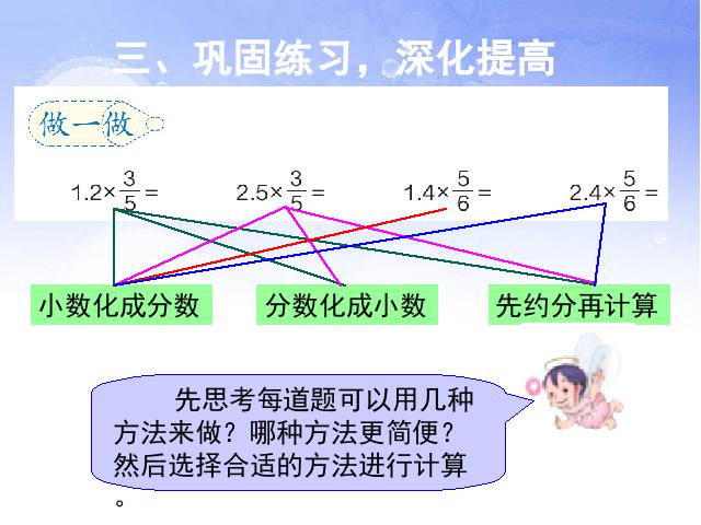 六年级上册数学（人教版）数学小数乘分数ppt原创课件（）第10页