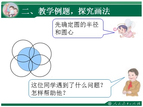 六年级上册数学（人教版）5.2《利用圆设计图案》教学课件第6页