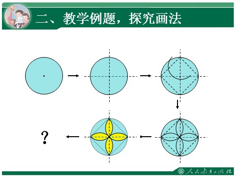 六年级上册数学（人教版）5.2《利用圆设计图案》教学课件第7页