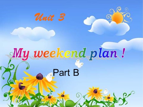 六年级上册英语(PEP版)unit3 My weekend plan第五课时第1页