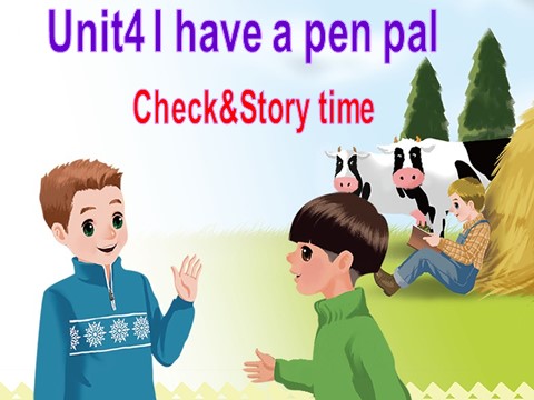 六年级上册英语(PEP版)Unit4 B check&story time第1页