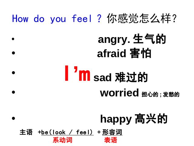 六年级上册英语(PEP版)PEP英语How do you feel第二课时优质课第5页