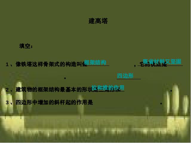 六年级上册科学第二单元《2.6建高塔》(科学)第9页