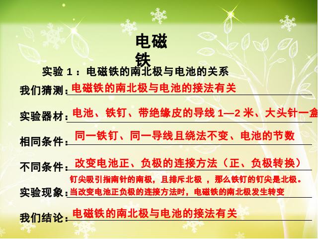 六年级上册科学第三单元“能量”《3.2电磁铁》(科学)第6页