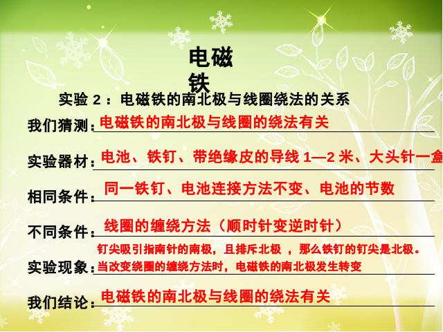 六年级上册科学第三单元“能量”《3.2电磁铁》(科学)第7页