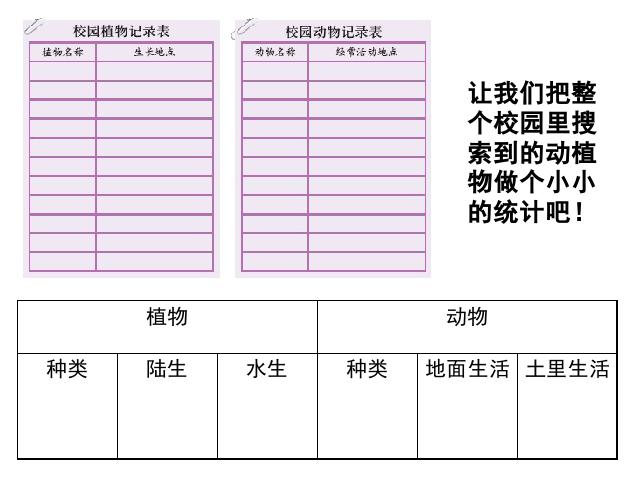 六年级上册科学教科版《4.2校园生物分布图》(科学)第4页