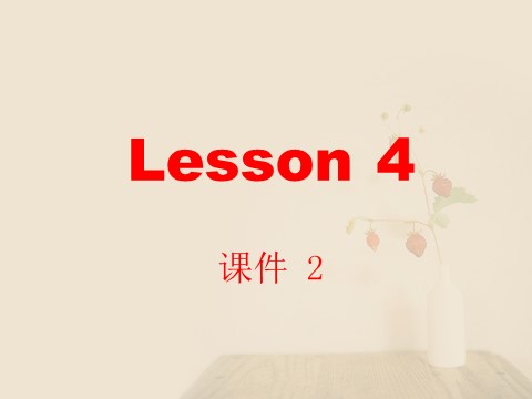 六年级下册英语（精通版）Lesson 4 课件 2第2页