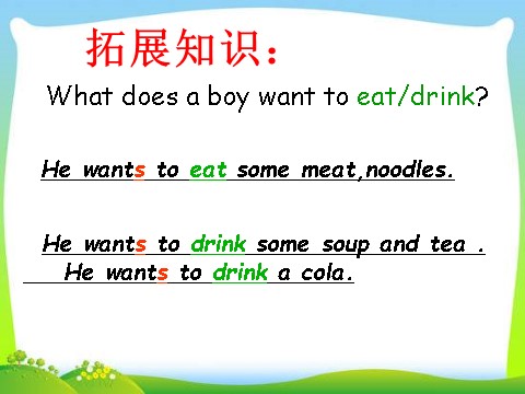 六年级下册英语（外研版三起点）外研版英语Module1 What do you want to eatppt课件第8页