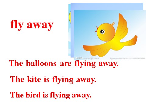 六年级下册英语（外研版三起点）英语Module4 Unit1 The balloons are flying awayppt课件第7页