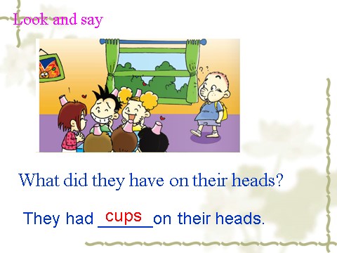 六年级下册英语（外研版三起点）Why do you have cups on your headsppt课件第4页