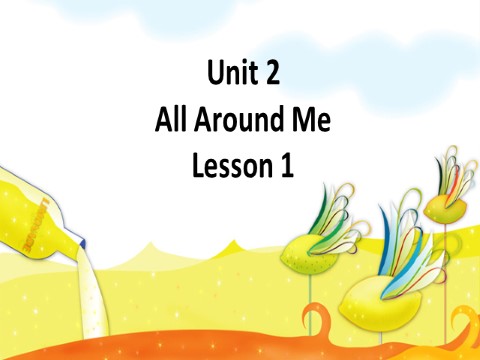 六年级下册英语(SL版)unit 2 All Around Me Lesson 2 课件1第1页