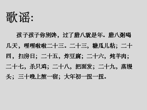 六年级下册语文北京的春节PPT1第2页