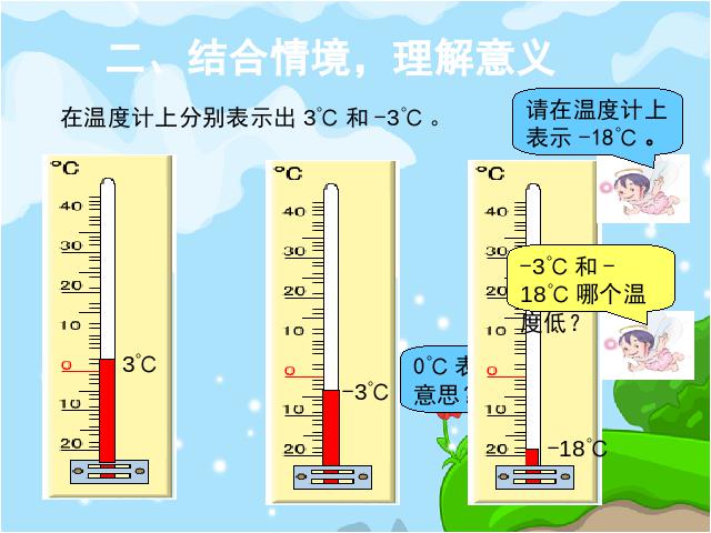 六年级下册数学（人教版）《2015新版：负数的认识》数学第4页