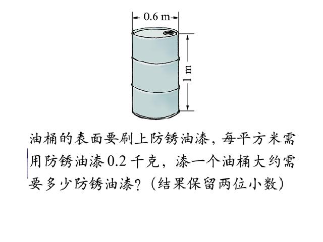 六年级下册数学（人教版）新数学第二单元课件下载-《圆柱的表面积练第8页