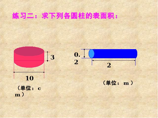 六年级下册数学（人教版）数学第二单元-《圆柱的表面积》第6页