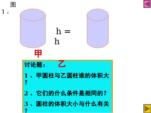 六年级下册数学（人教版）数学《3.3圆柱的体积》优质课第3页