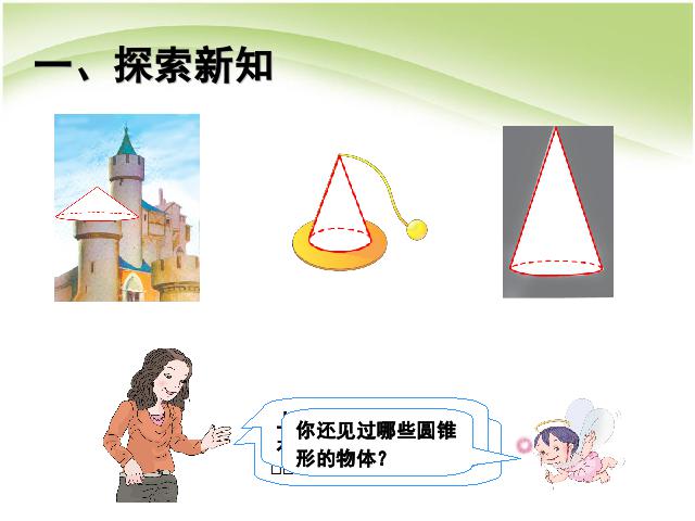 六年级下册数学（人教版）数学圆柱和圆锥:圆锥的认识主题图例1第2页