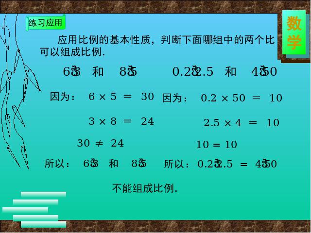 六年级下册数学（人教版）数学第三单元-《比例的基本性质》第6页