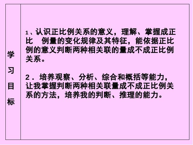 六年级下册数学（人教版）数学-《第三单元:成正比例的量》下载第2页