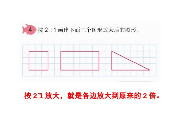 六年级下册数学（人教版）数学《第三单元：图形的放大和缩小》(第3页