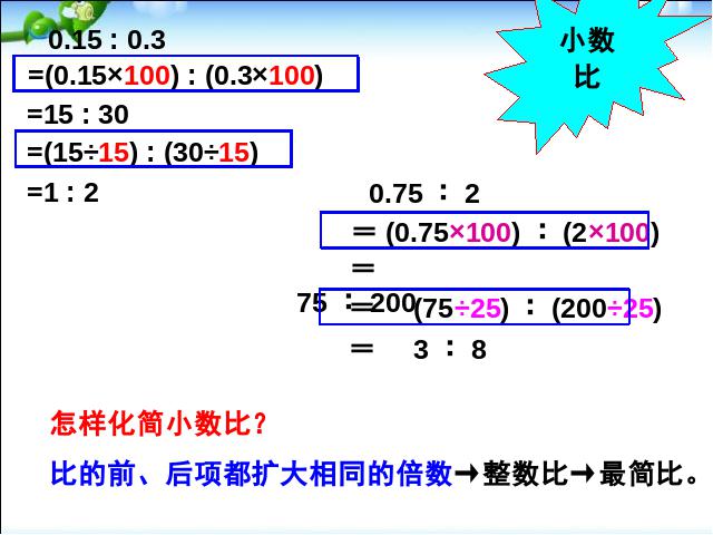 六年级下册数学（人教版）数学公开课《(1)数与代数:比和比例》课件ppt第10页