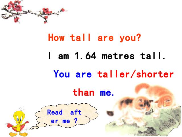 六年级下册英语(PEP版)《Unit1 How tall are you》(英语)第6页