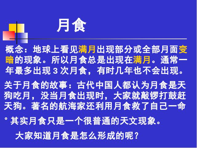 六年级下册科学科学第三单元“宇宙”《日食和月食》（）第9页