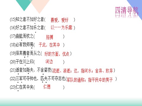 初一上册语文12.《论语》十二章练习题及答案下载第4页