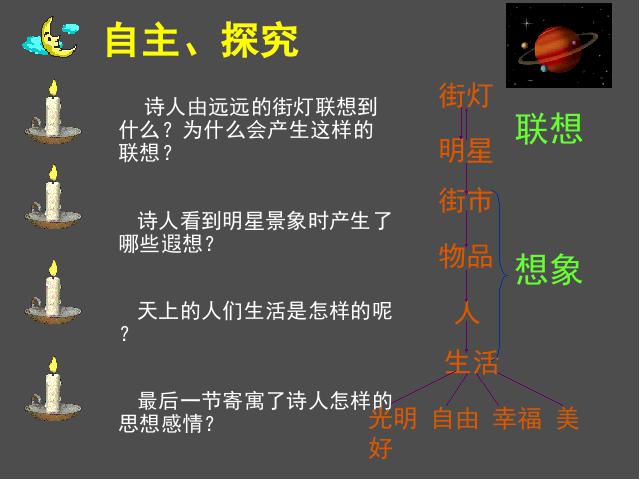 初一上册语文语文《天上的街市》课件PPT第10页