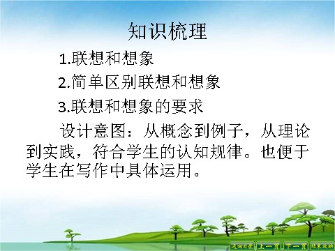 初一上册语文说课课件—发挥联想和想象第10页