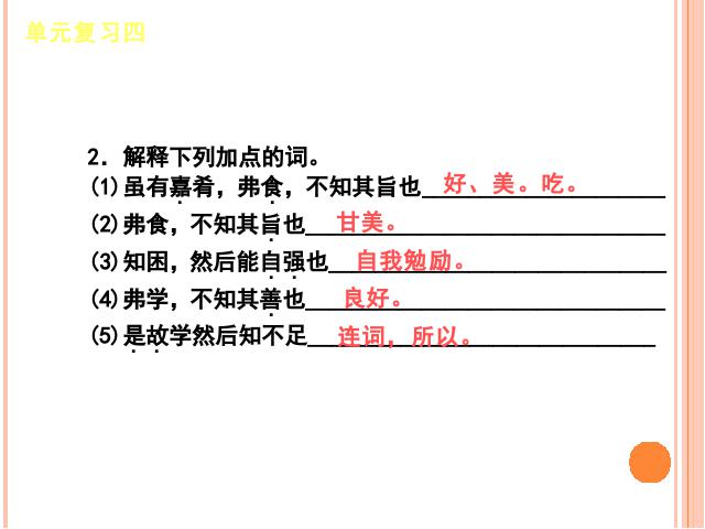 初一上册语文初一语文ppt《第四单元复习》课件第8页