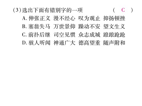 初一上册语文专题一 拼音与汉字第9页