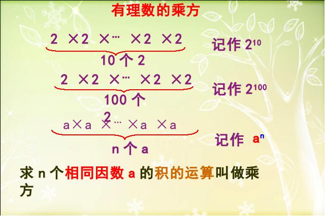 初一上册数学《数学1.5有理数的乘方》教研课第5页