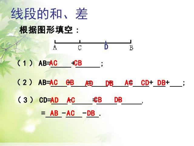 初一上册数学《4.2直线射线线段》PPT教学自制课件(数学)第9页