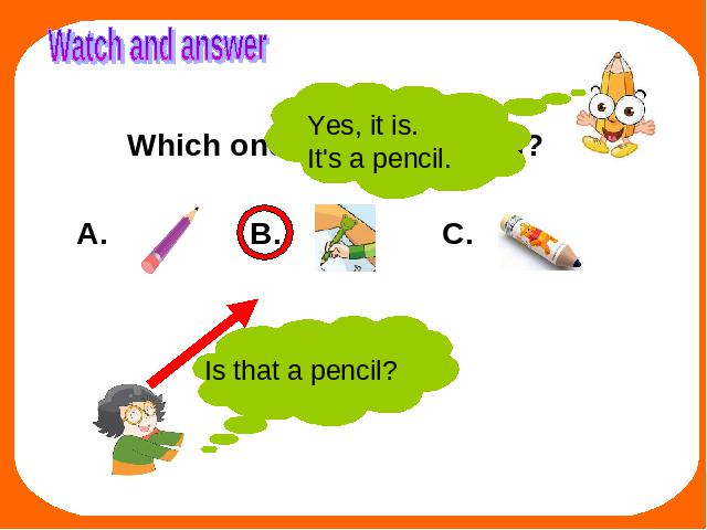初一上册英语Unit3 Is this your pencil第一课时、第二课时第10页