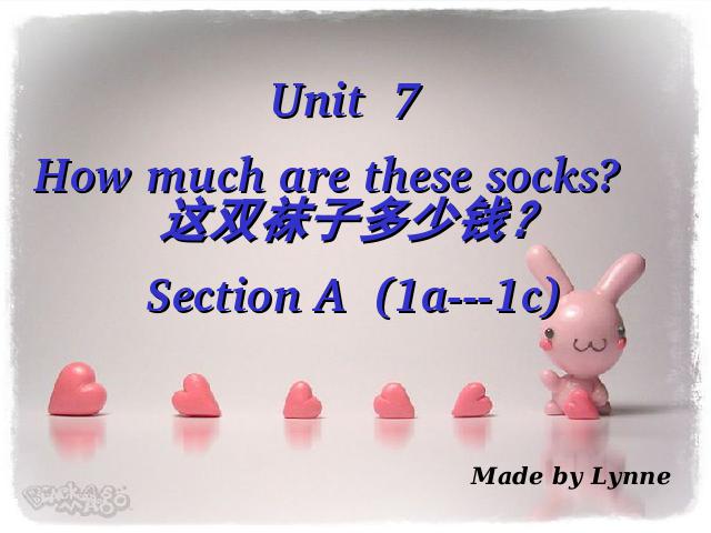 初一上册英语英语Unit7 How much are these socks第3页